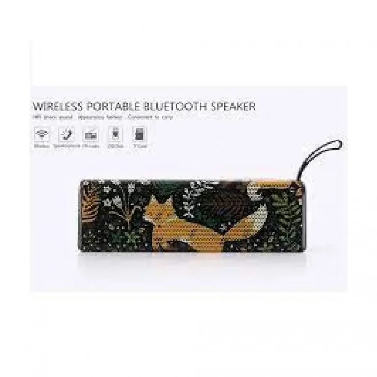 WSA-836 Wireless Bluetooth Portable Hifi Speaker, σε κίτρινο χρώμα