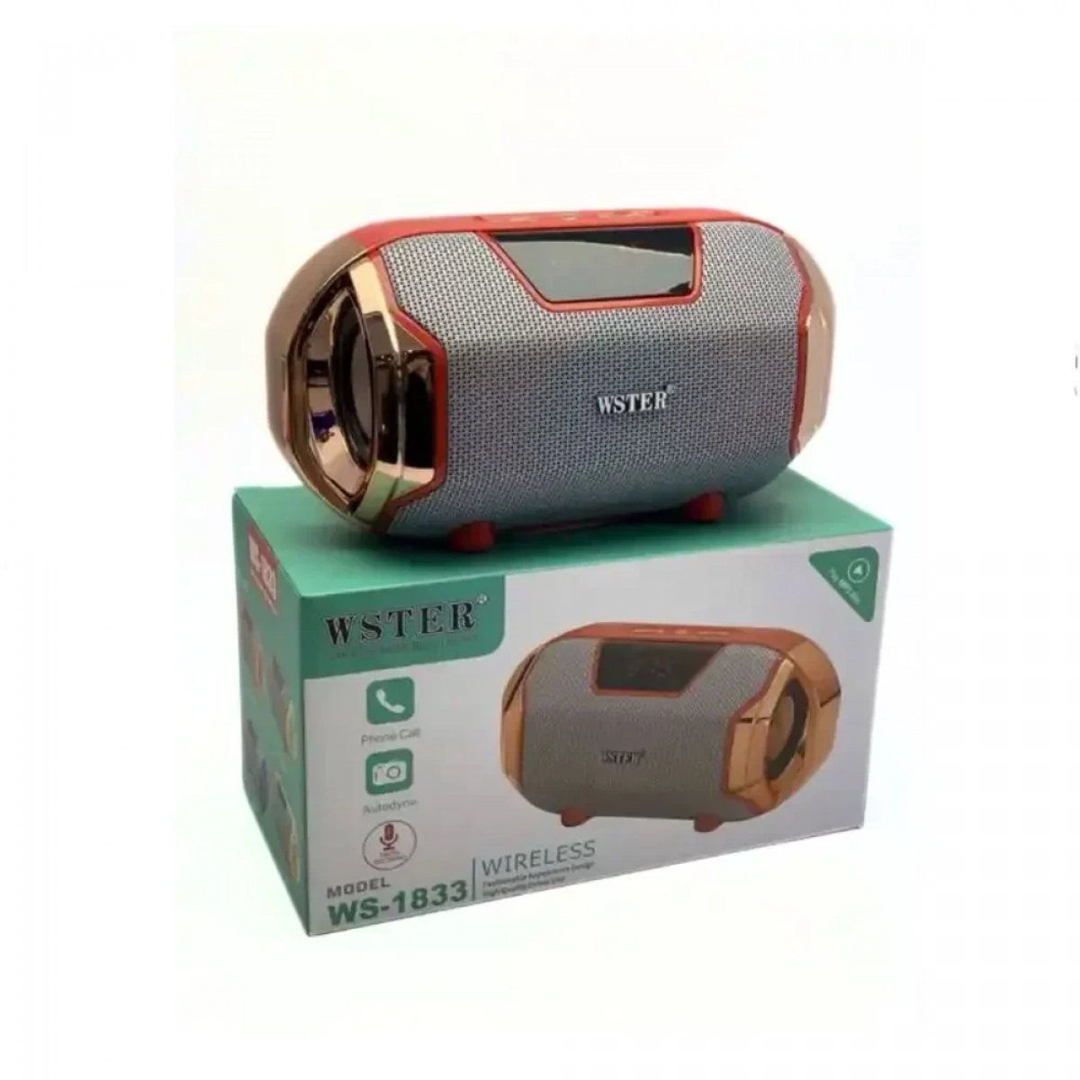 WSTER WS-1833 Ηχείο Bluetooth με Υψηλή Ποιότητα Ήχου - Photo4