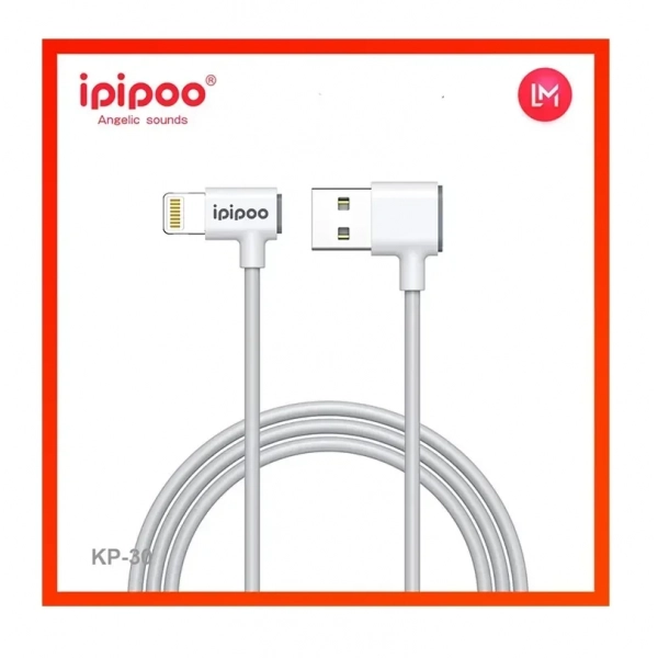 Καλώδιο Φόρτισης και Μεταφοράς Ipipoo KP-30 Fast Charging Lightning 1M