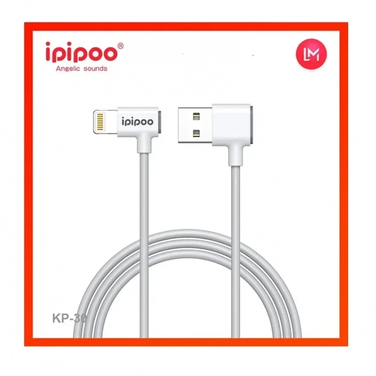 Καλώδιο Φόρτισης και Μεταφοράς Ipipoo KP-30 Fast Charging Lightning 1M