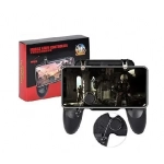 Ασύρματο χειριστήριο W11X με Υποστήριξη Κουμπιών Fire Trigger για PUBG Mobile Gaming (Μαύρο)