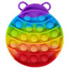 Push Pop It Bubble Fidget Toy Stress Reliever Rainbow Colours Μέλισσα