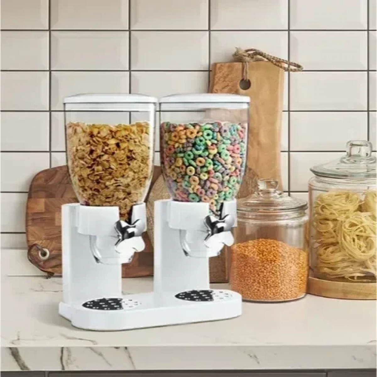 Διανομέας Δημητριακών Double Cereal Dispenser 2x500ml (GV-901)