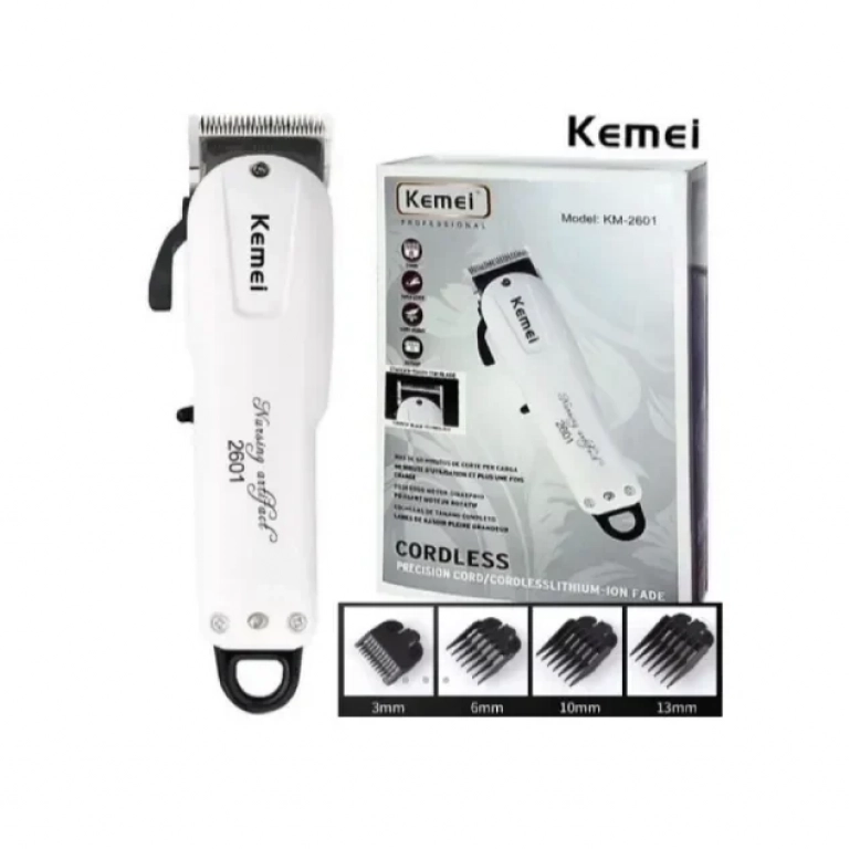 Επαναφορτιζόμενη Κουρευτική Μηχανή - Kemei KM-2601