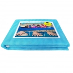 Έξυπνη Ψάθα Παραλίας 200x200cm - Sand Leakage Beach Mat-Sand Free Mat, σε γαλάζιο χρώμα