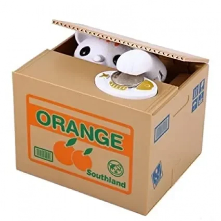 Έξυπνος Κουμπαράς Πονηρή Γατούλα - Mischief Money Box