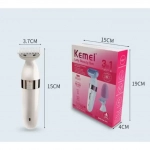 Γυναικεία Ξυριστική Μηχανή 3 σε 1 KEMEI KM-3204