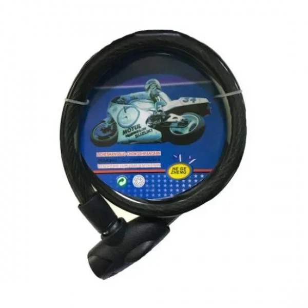 Professional Cable Lock/ Λουκέτο Ασφαλείας Με Συνδυασμό για Ηλεκτρικό Πατίνι/ Ποδήλατο Μαύρο OEM