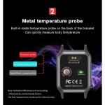Smartwatch ρολόι T96 με Bluetooth, Μέτρηση Παλμών, Καταγραφή Βημάτων και Ύπνου, Αδιάβροχο IP67 (Μαύρο)