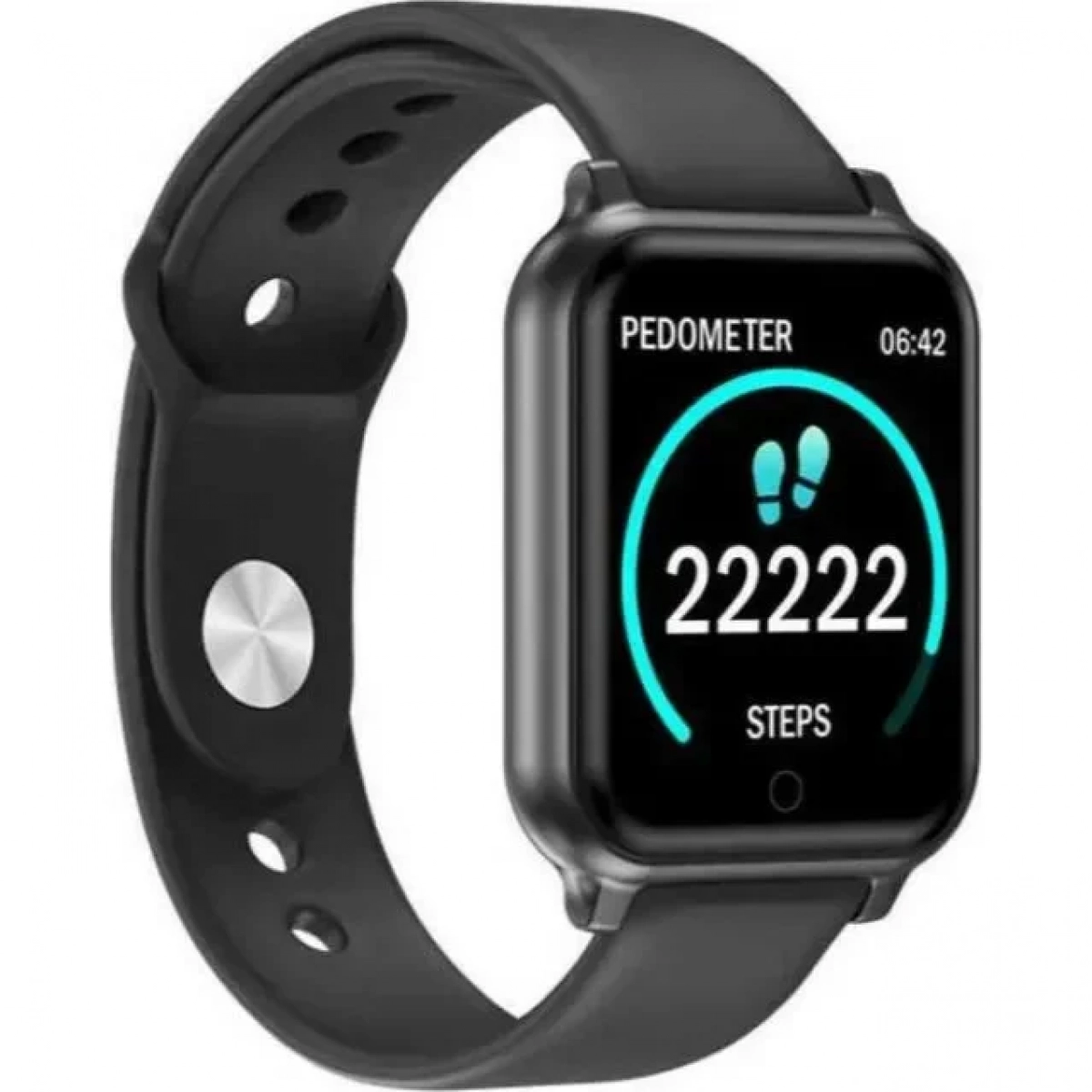 Smartwatch Bracelet T70 Fitness Tracker με Bluetooth, Μετρητή Καρδιακών Παλμών, Καταγραφή Βημάτων και Ύπνου (Μαύρο)