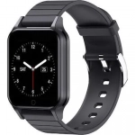 Smartwatch ρολόι T96 με Bluetooth, Μέτρηση Παλμών, Καταγραφή Βημάτων και Ύπνου, Αδιάβροχο IP67 (Μαύρο)
