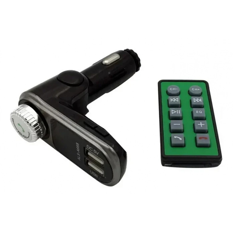 Hands Free FM Transmitter Φορτιστής / Aux / Wireless Allison ALS-A668