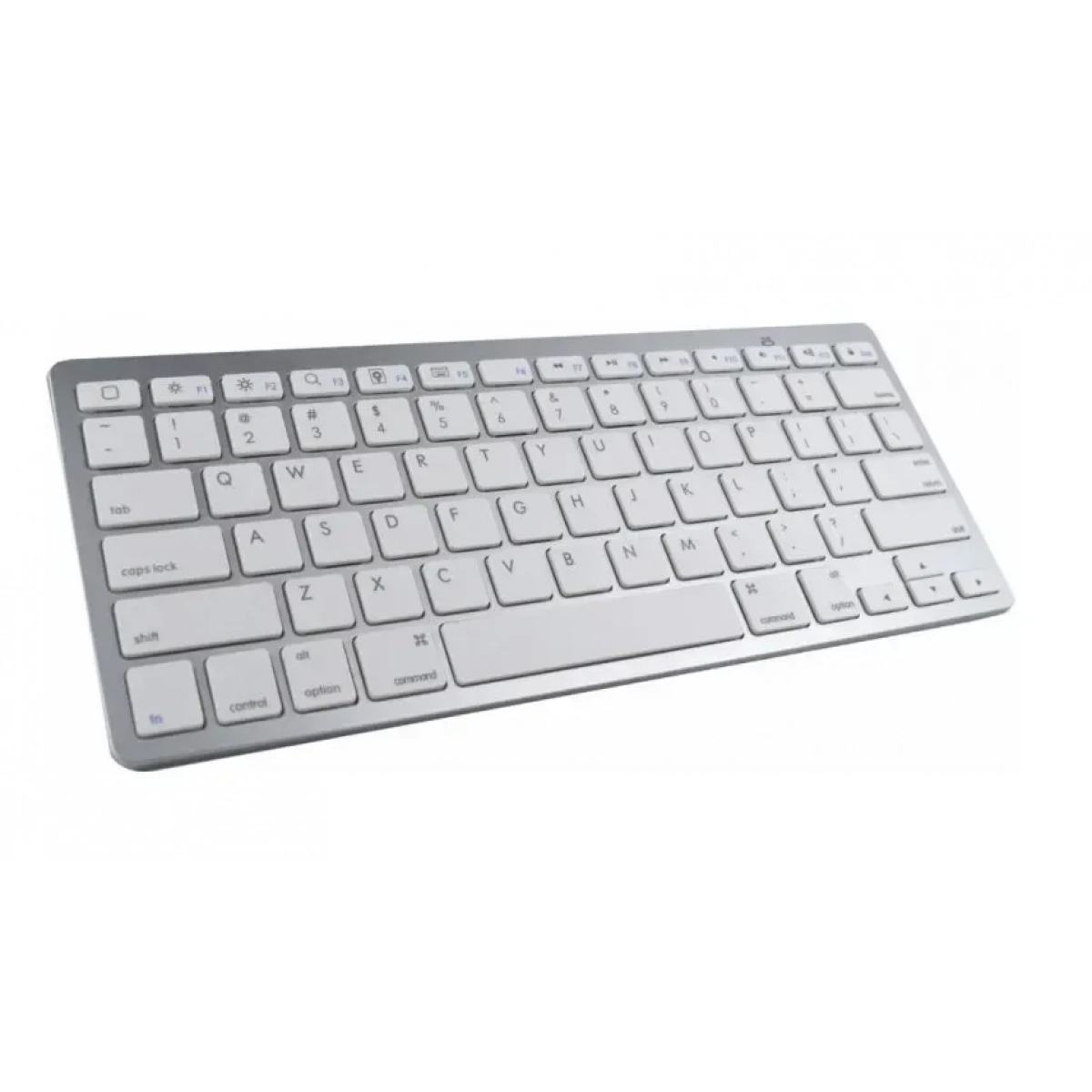 Ασύρματο Bluetooth Πληκτρολόγιο Ultra Slim RF-3001, σε ασημί χρώμα