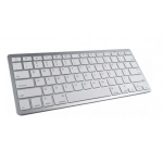 Ασύρματο Bluetooth Πληκτρολόγιο Ultra Slim RF-3001, σε ασημί χρώμα