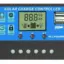 Ρυθμιστής Φόρτισης PWM 20A 12/24V με Οθόνη και Διπλή Θύρα USB