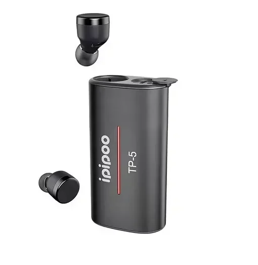 Ασύρματα Ακουστικά Handsfree Bluetooth Ipipoo Tp-5 In-Ear, Σε Μαύρο Χρώμα
