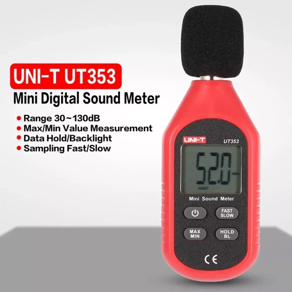 Ψηφιακός Μετρητής Στάθμης Ήχου Uni-T UT-353