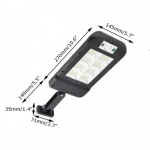 Ηλιακό Φωτιστικό Τοίχου Hi Sheen 160 LED, Αδιάβροχο, με Πάνελ 2V/6W - Μοντέλο HS-8013 (COB) C - Photo4