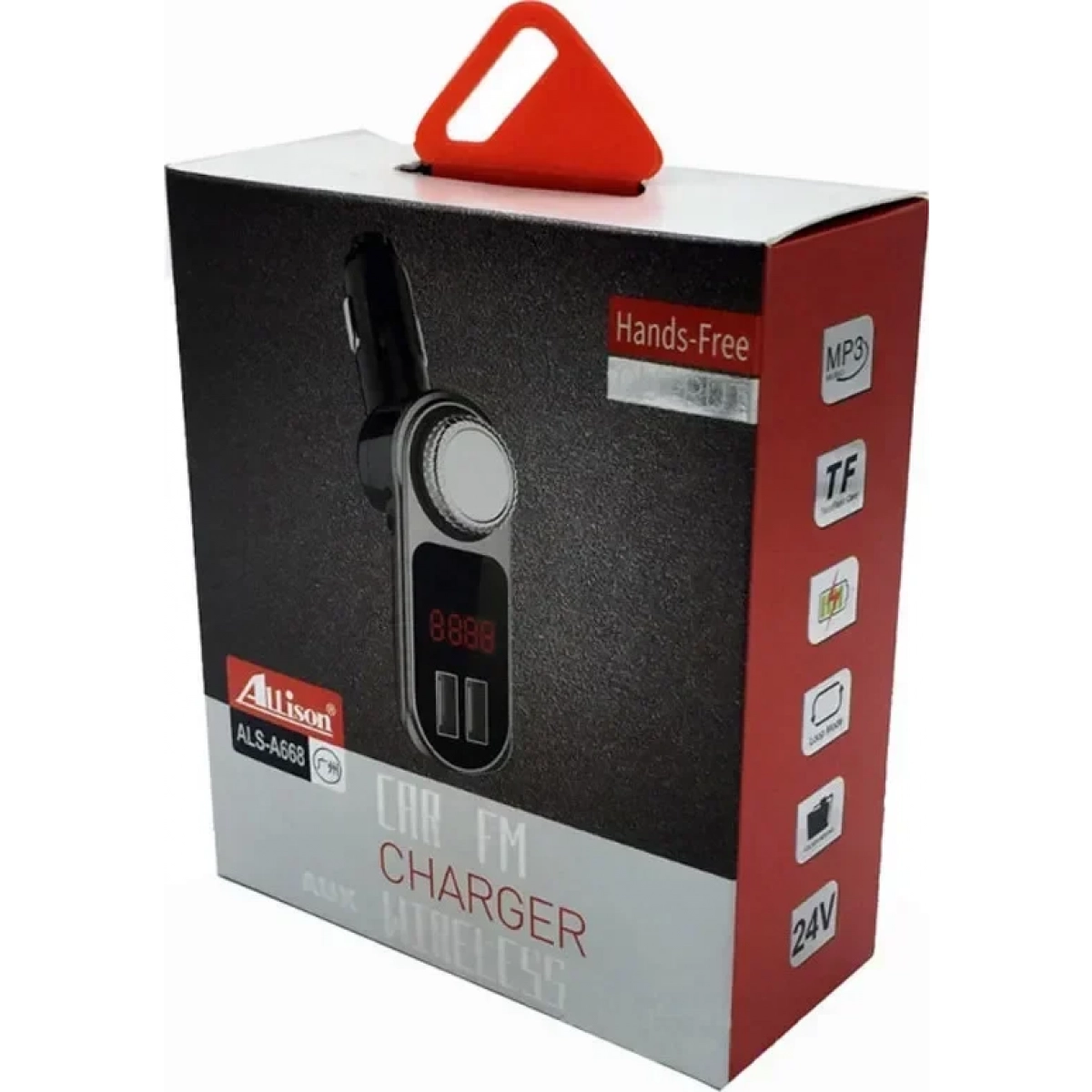 Hands Free FM Transmitter Φορτιστής / Aux / Wireless Allison ALS-A668
