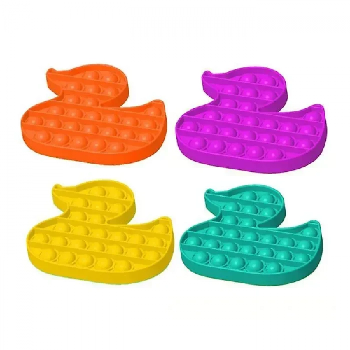 Push Pop It Bubble Fidget Toy Stress Reliever Πάπια