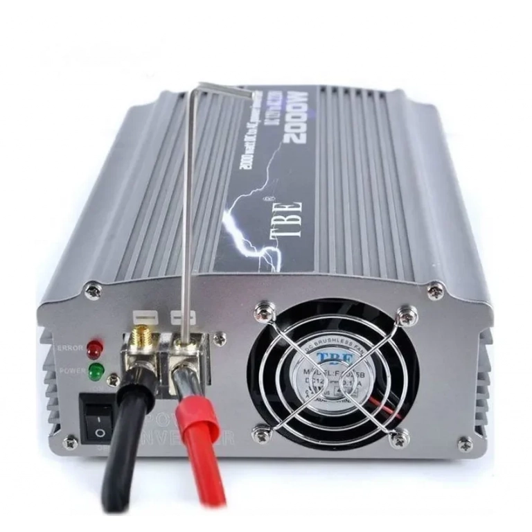Inverter Αυτοκινήτου Τροποποιημένου Ημιτόνου TBE 2000w 12v