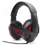 Ενσύρματα Stereo Ακουστικά Gaming GM010 με Μικρόφωνο, σε κόκκινο/μαύρο χρώμα