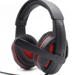 Ενσύρματα Stereo Ακουστικά Gaming GM010 με Μικρόφωνο, σε κόκκινο/μαύρο χρώμα