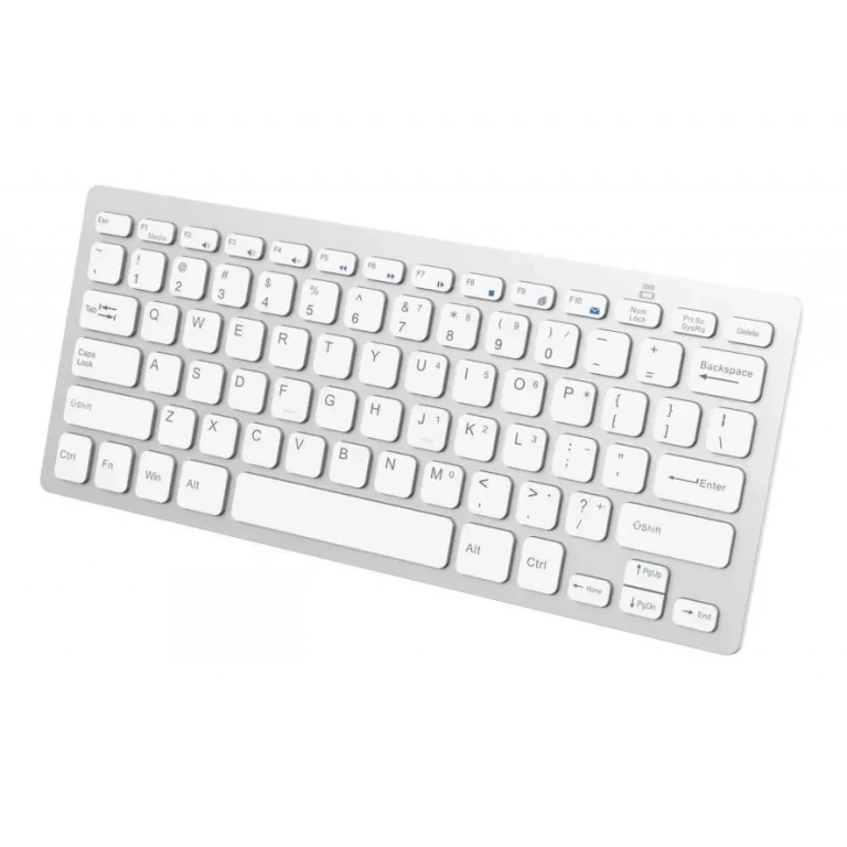 Ασύρματο Bluetooth Πληκτρολόγιο Ultra Slim RF-3001, σε ασημί χρώμα