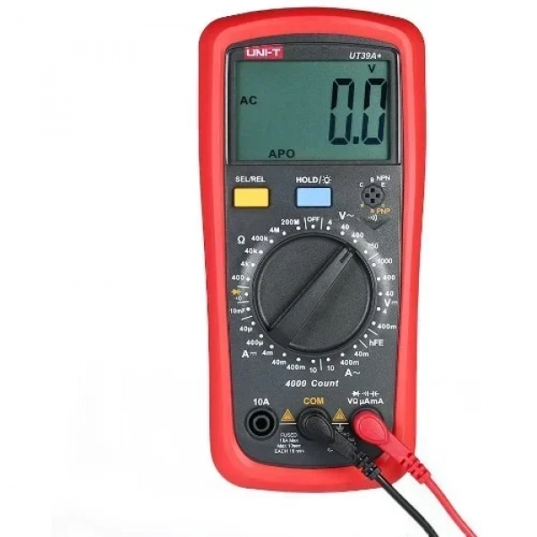 Ψηφιακό Πολύμετρο με Οθόνη LCD Uni-T UT39A+