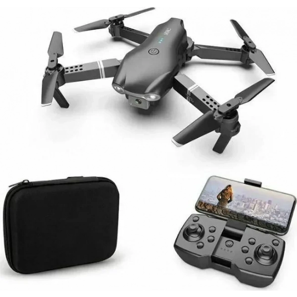 HDRC S602 mini DRONE με κάμερα 4K, σταθερή αιώρηση, τρεις επιλογές ταχύτητας και τσάντα μεταφοράς