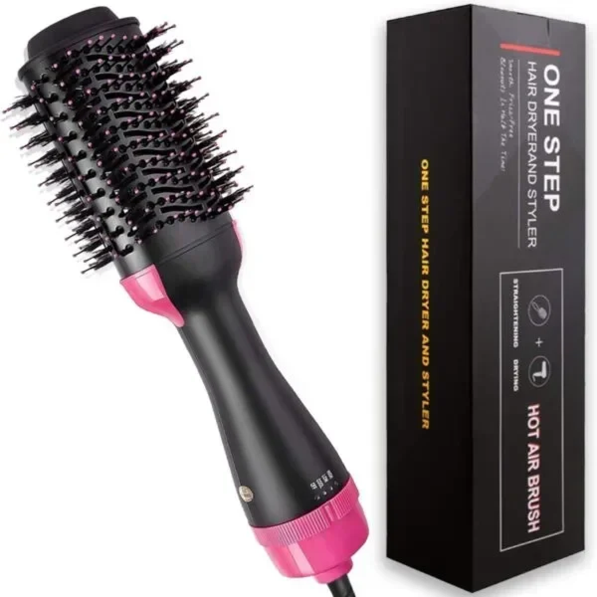 3in1 Πολυλειτουργικό Roller Rotate Styler Comb Hair Hair Volumizer Ισιωτικό Μαλλιών -oem