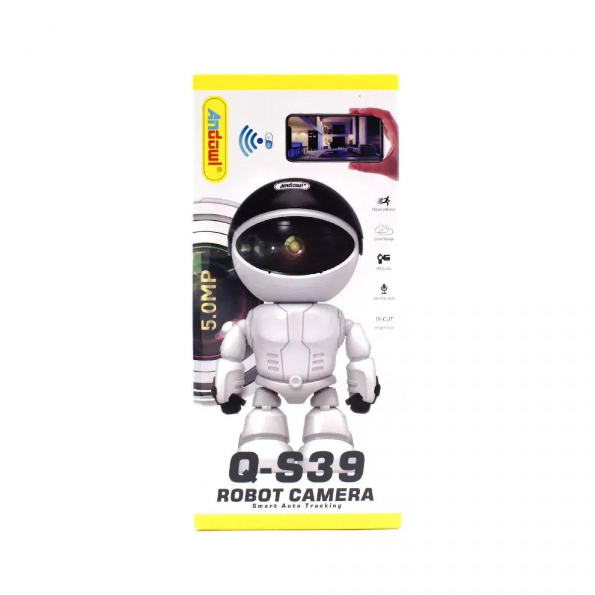 Κάμερα Ρομπότ Wifi 5.0MP Q-S39 Λευκή - Image 2