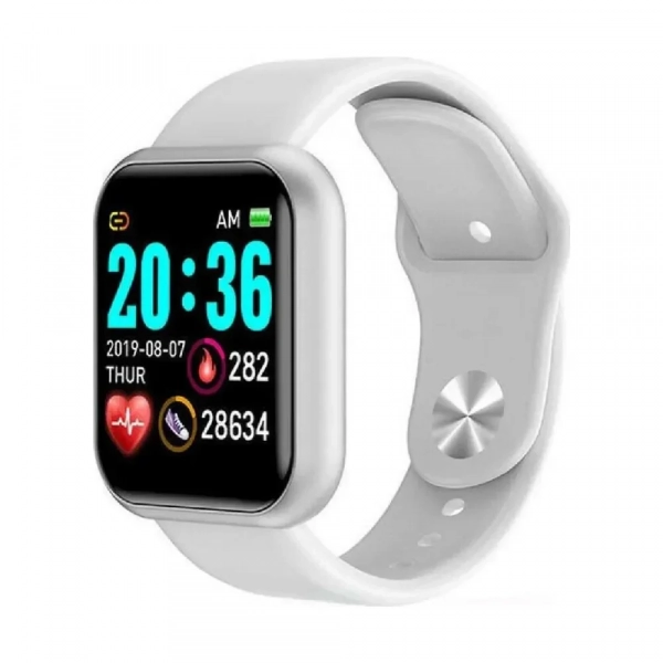 Y68 Smart Watch – Fitness Tracker, Λευκό
