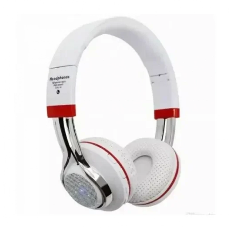 Ασύρματα ακουστικά bluetooth - Headphones - STN-18, σε λευκό χρώμα