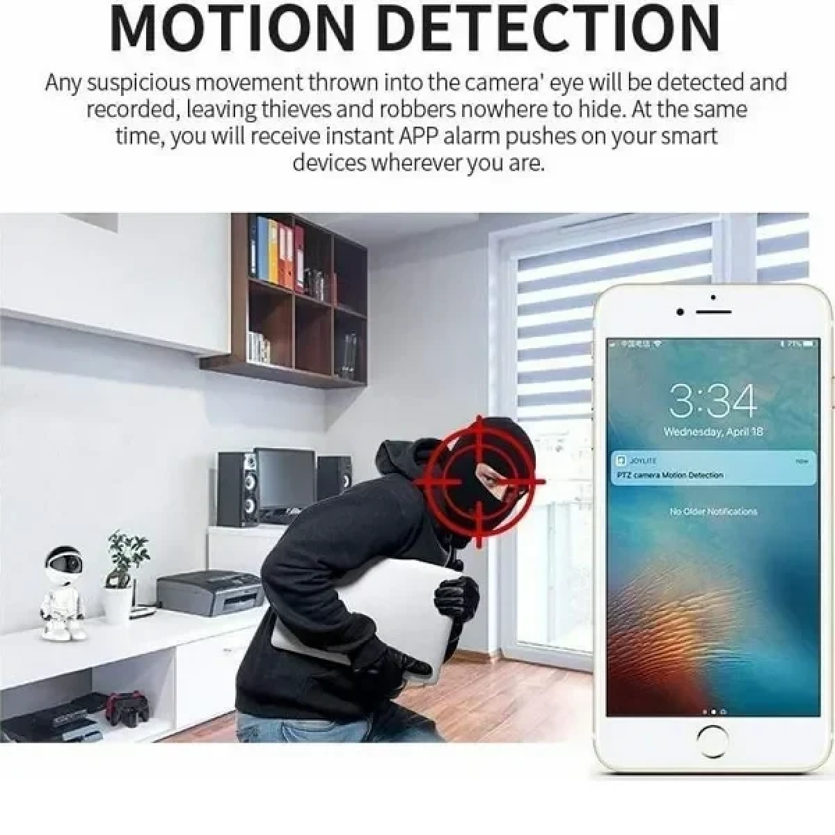 Κάμερα Ρομπότ Wifi 5.0MP Q-S39 Λευκή
