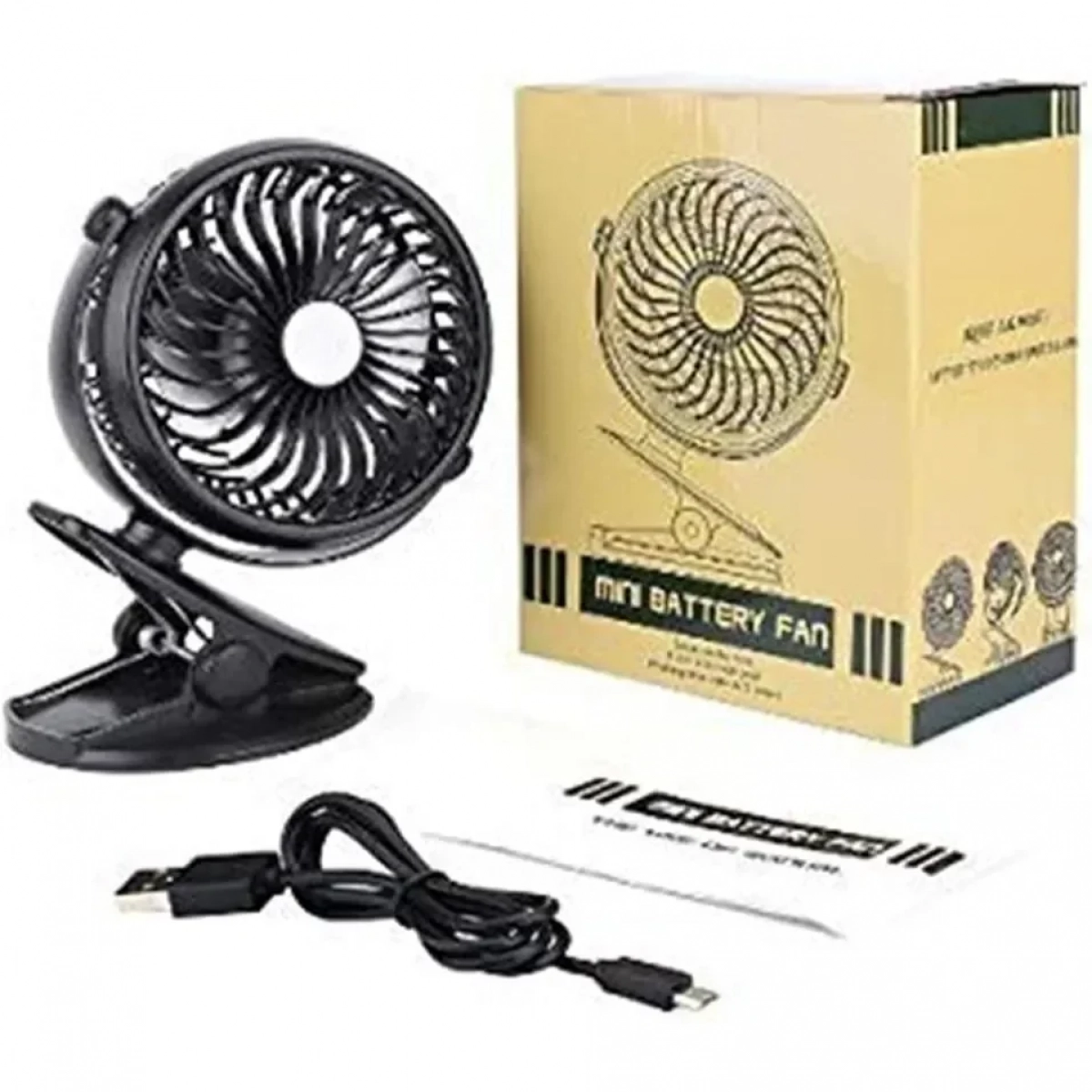 Ανεμιστήρας Μίνι Με Κλιπ portable clip fan jc-01 andowl