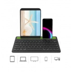 Ασύρματο Πληκτρολόγιο Bluetooth Andowl Q-812 Με Βάση Στήριξης Αγγλικό US - Image 4