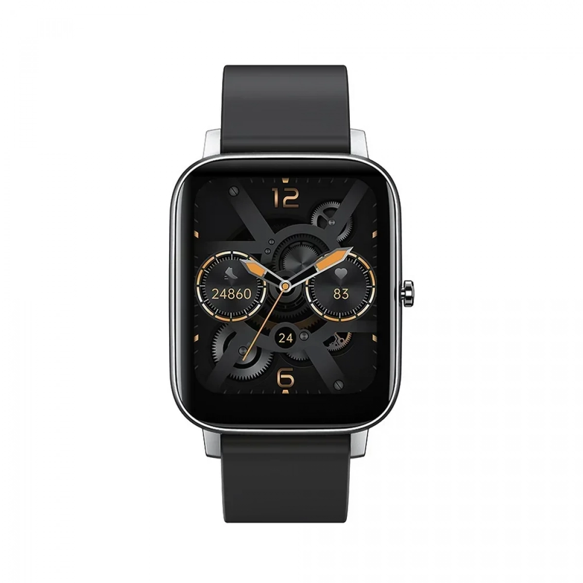 AWEI H6 - Heart Rate Smart Watch Sport Modes IPX67 Waterproof-Μαυρο