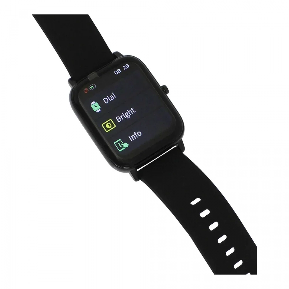 AWEI H6 - Heart Rate Smart Watch Sport Modes IPX67 Waterproof-Μαυρο