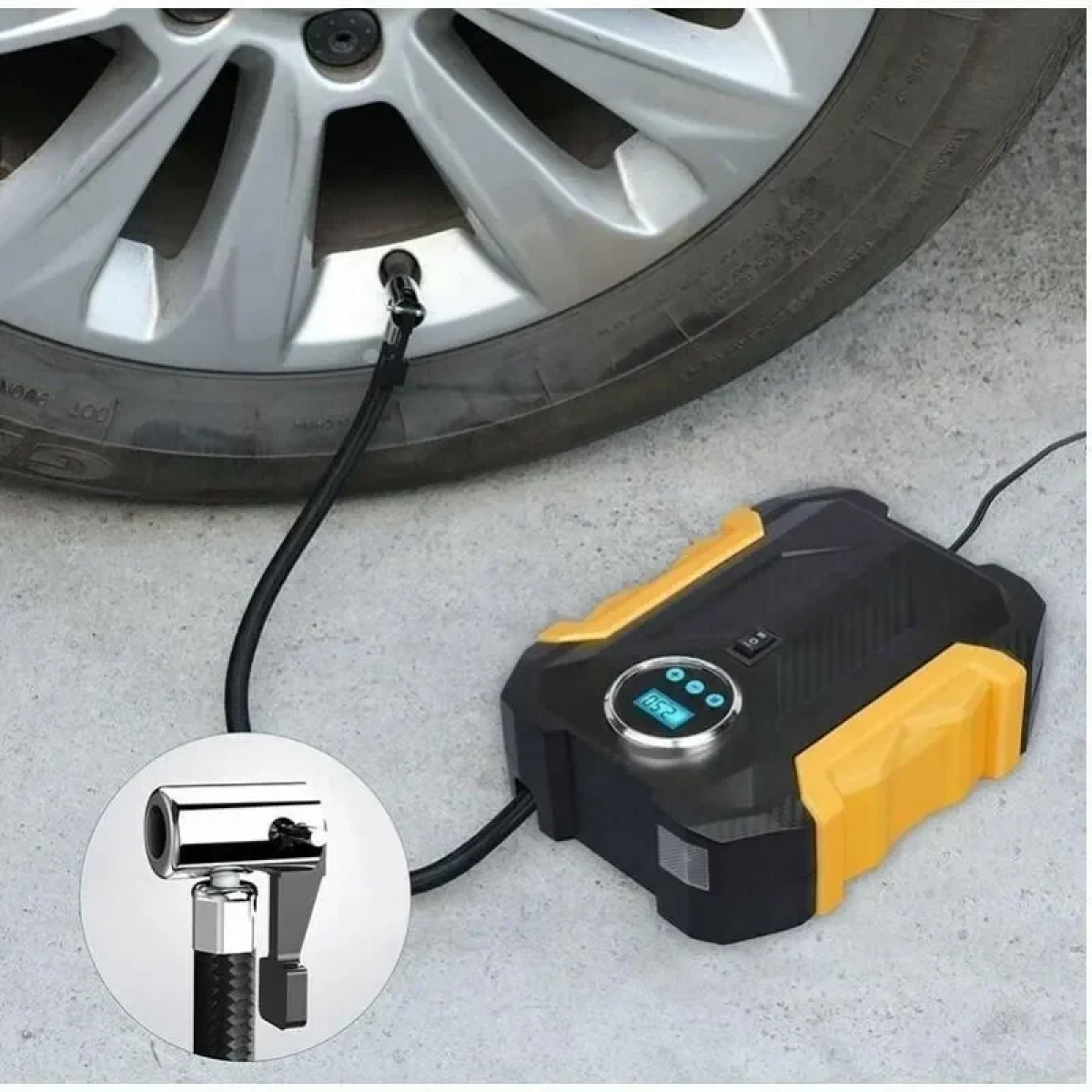 Carsun C1399 Κομπρεσέρ Τρόμπα Αέρος Αυτοκινήτου Αυτόματη