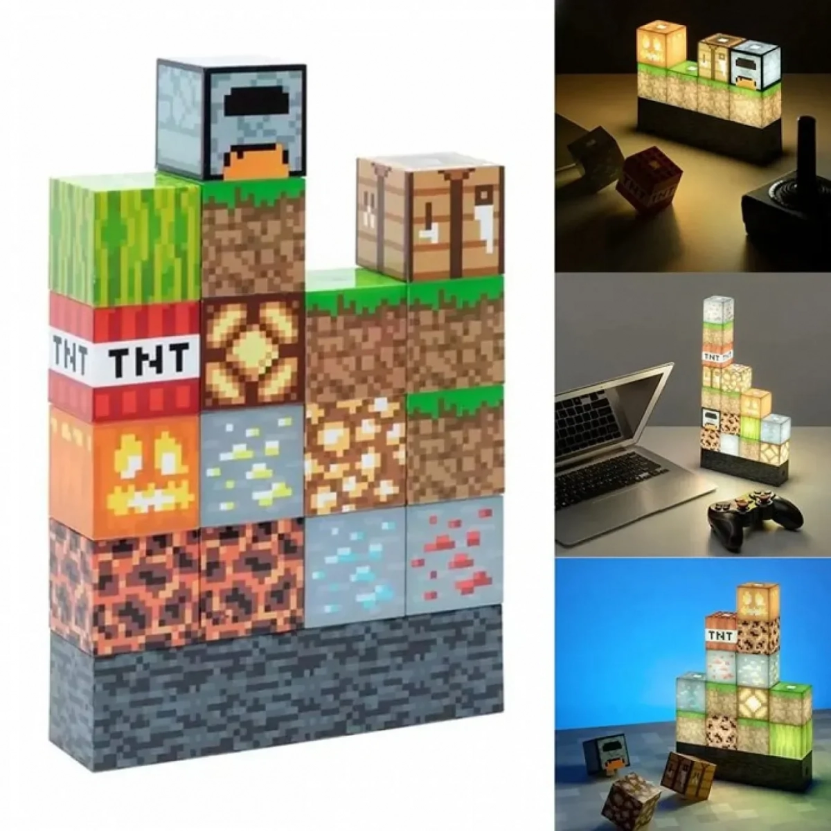 Διακοσμητικό Επιτραπέζιο Φωτιστικό LED USB Minecraft OEM