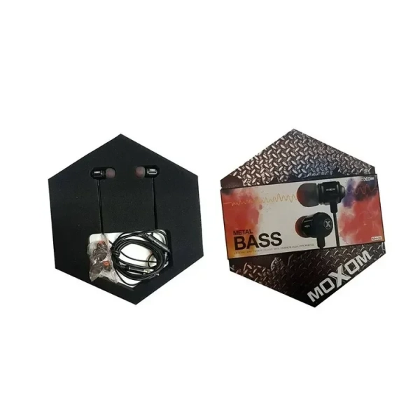 Ακουστικά Handsfree Moxom Metal Bass MH-06 Μαύρο