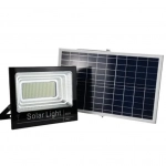 Ηλιακός Προβολέας Αδιάβροχος 300W με Φωτοβολταϊκό Πάνελ, Τηλεκοντρόλ και Χρονοδιακόπτη FO-8300