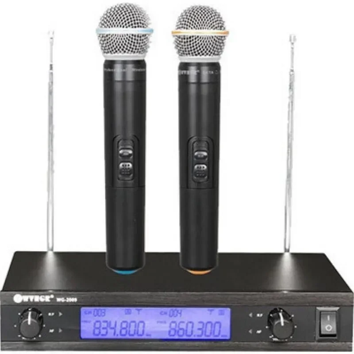 Ψηφιακή Studio Quality Συσκευή για Karaoke με 2 Ασύρματα Μικρόφωνα, WVNGR WG-2009