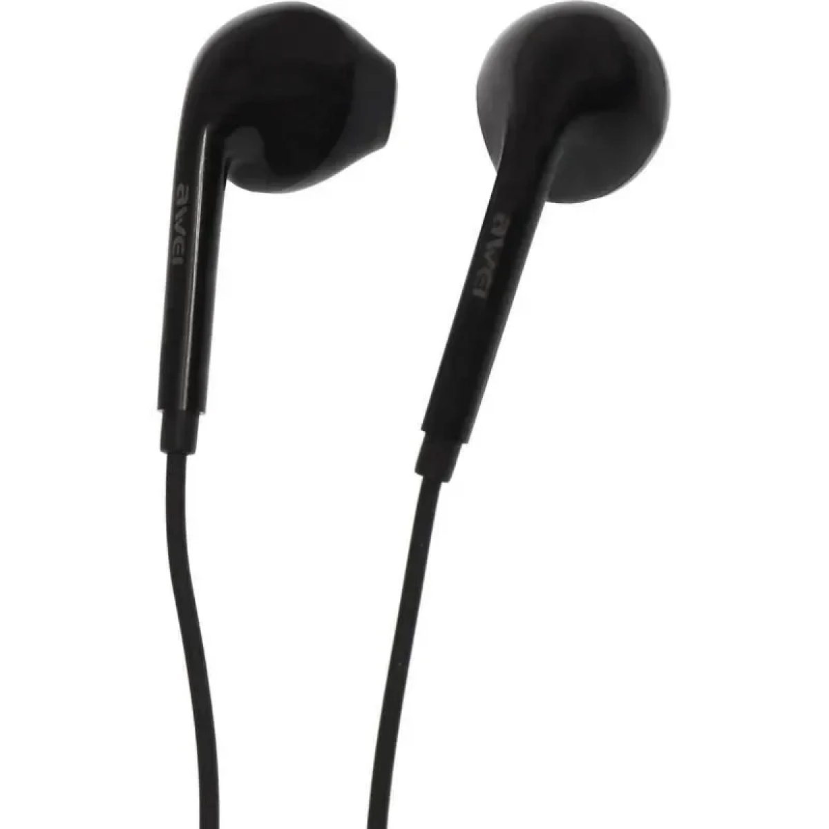 Ενσύρματα Ακουστικά Handsfree Earbuds Awei PC7, σε μαύρο χρώμα