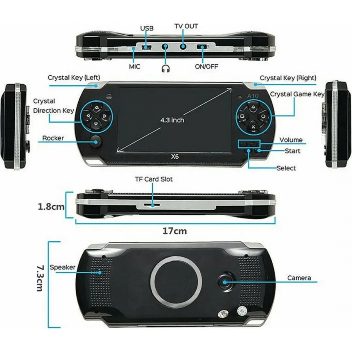 Κονσόλα παιχνιδιών GS3000 ANDOWL