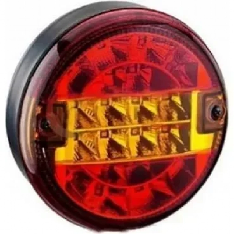 Φανάρι Στρογγυλό με 20 LED για Όπισθεν 24V Unistar II, σε πορτοκαλί χρώμα