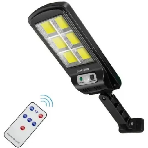 LED Solar Street Lights W756-6 Ασύρματο Ηλιακό Φωτιστικό Αισθητήρα Κίνησης Φωτιστικό Ασφαλείας με 3 Λειτουργίες Φωτισμού