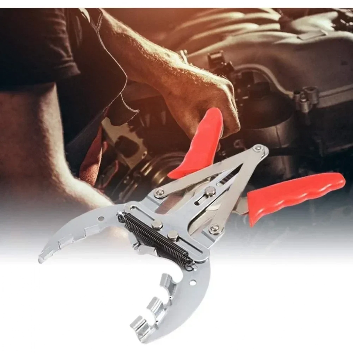 Auto Piston Ring Pliers Stretcher Compressor Disassembly Tool