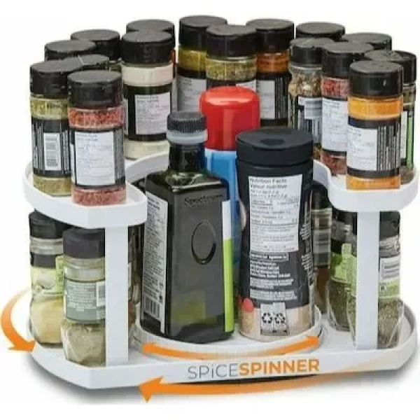 Θήκη μπαχαρικών Spice Spinner Two-Tiered Spice Organizer